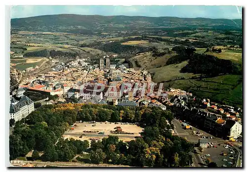 Moderne Karte Saint Flour Cantal Vue generale