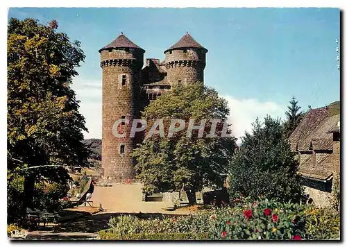 Moderne Karte L'Auvergne et ses Chateaux A Tournemire le Chateau d'Anjony