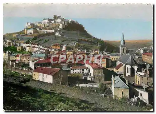 Moderne Karte Saint Flour Cantal Vue generale