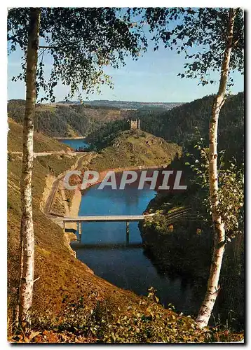 Cartes postales moderne Cantal Pittoresque Site du Chateau feodal d'Alleuze
