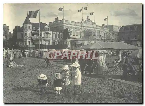 Moderne Karte Le casino de Trouville vu depuis la plage vers 1905