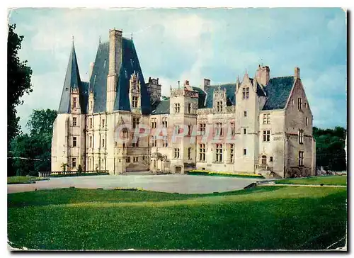 Moderne Karte Chateau de Fontaine Henry Calvados