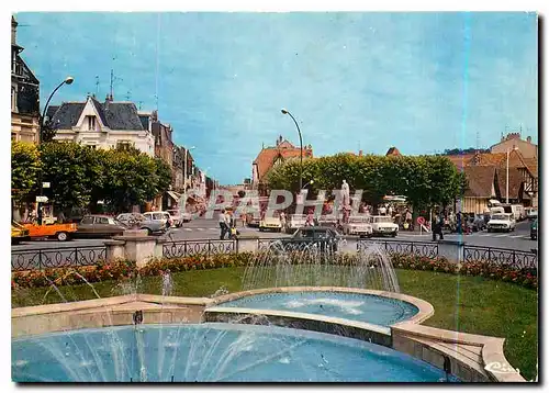 Moderne Karte Deauville sur Mer Calvados Place Morny