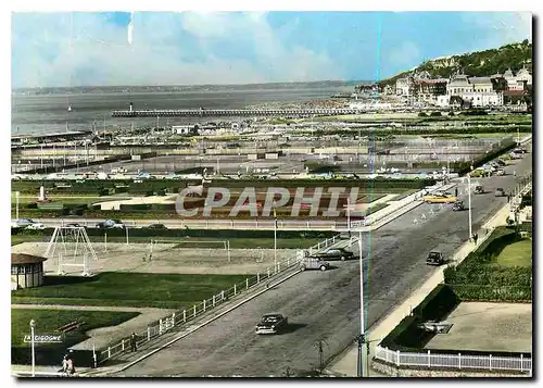 Cartes postales moderne Deauville Calvados La Plage Fleurie Vue d'ensemble de l'Esplanade