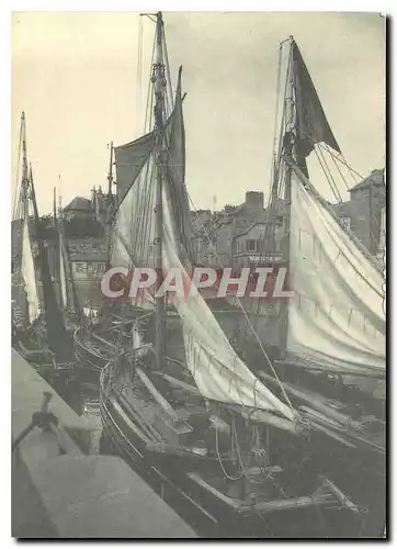 Moderne Karte Le port d'Honfleur a maree basse vers 1920 1930