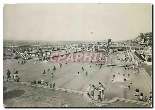 Moderne Karte Trouville Calvados La Reine des Plages la Piscine