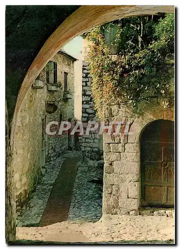 Cartes postales moderne Cote d'Azur Provence Une vieille rue typique Eze Village