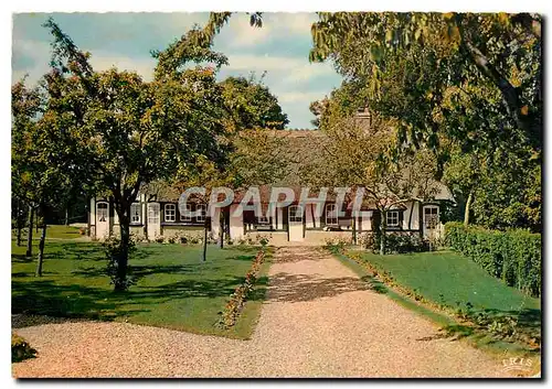 Cartes postales moderne La Luxuriante Normandie Maison Normande au toit de Chaume