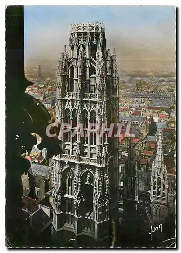 Cartes postales moderne Rouen Seinte Interieure La Cathedrale Tour