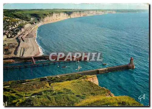 Cartes postales moderne Fecamp Seine Maritime La plage et les falaises