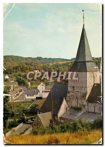 Cartes postales moderne Veulettes sur Mer Seine Maritime L'Eglise et la Mairie