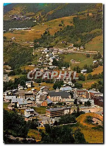 Moderne Karte Valloire Vue generale