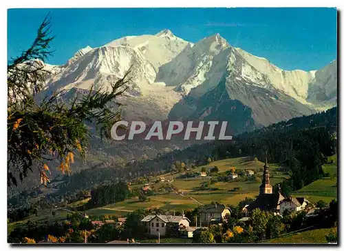 Cartes postales moderne Au Pays du Mont Blanc Le villafe de Combloux