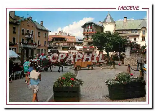 Cartes postales moderne Megeve Haute Savoie Le centre de la station