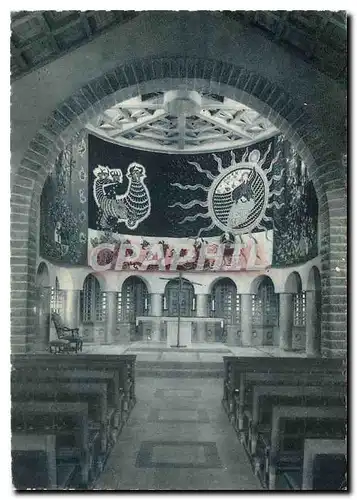 Moderne Karte Eglise d'Assy Choeur Tapisserie La Vierge et le Dragon