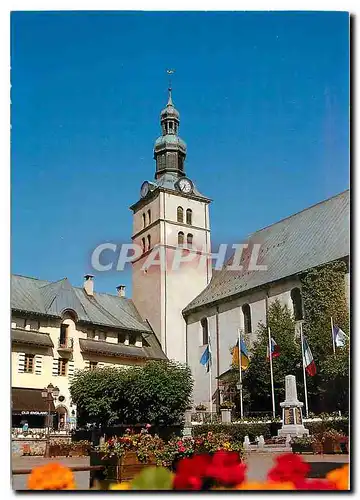 Moderne Karte Megeve Haute Savoie L'eglise