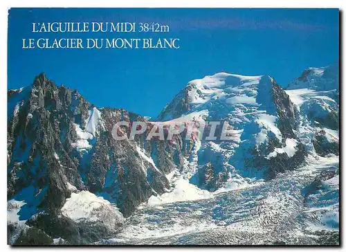 Cartes postales moderne Massif du Mont Blanc Haute Savoie