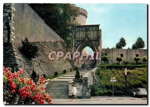 Moderne Karte Chambery Le Portain St Dominique et les remparts du Chateau des Ducs de Savoie