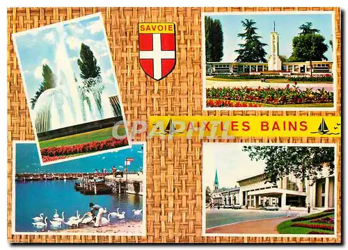 Cartes postales moderne Aix les Bains Le jet d'eau