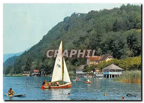 Cartes postales moderne Lac d'Aiguebelette Savoie