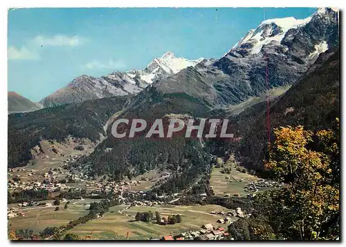 Cartes postales moderne Les Contamines Montjoie Vue generale depuis Colombaz