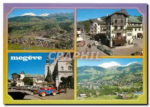 Cartes postales moderne Megeve Haute Savoie Station ete hiver