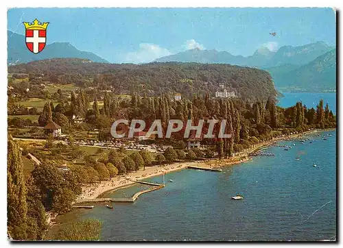 Cartes postales moderne Lac d'Annecy Menthon St Bernard La Plage