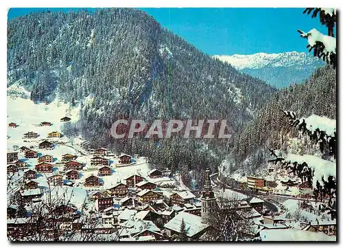 Cartes postales moderne La Clusaz Haute Savoie L'entree de la station