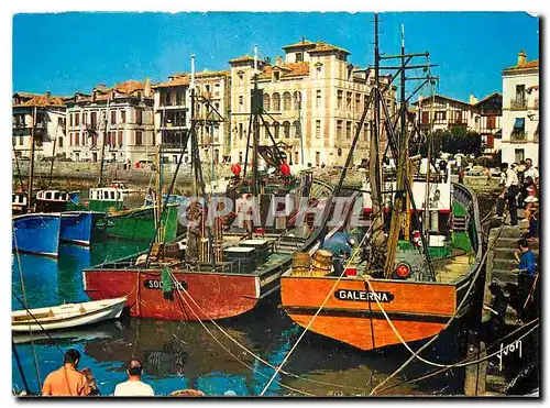 Moderne Karte Saint Jean de Luz PA Le Port et la Maison de l'Infante