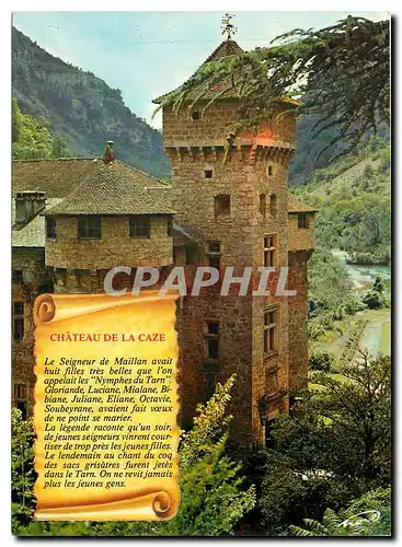 Cartes postales moderne Gorges du Tarn Lozere Le chateau de la Caze