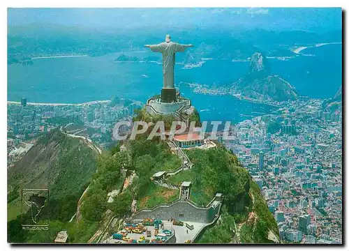 Moderne Karte Brasil Rio de Janeiro