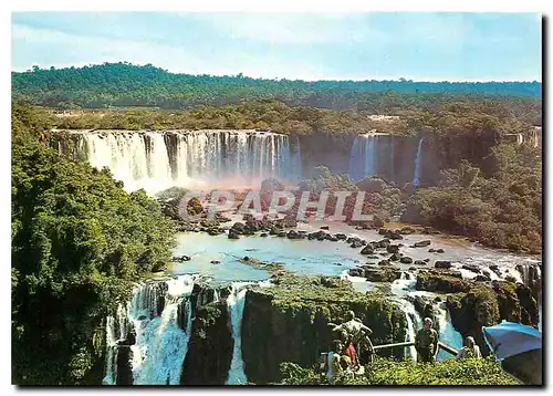 Moderne Karte Foz do Iguacu Cataratas do Rio Iguacu