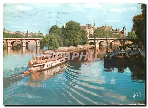 Ansichtskarte AK Paris Promenade en bateau sur la Seine