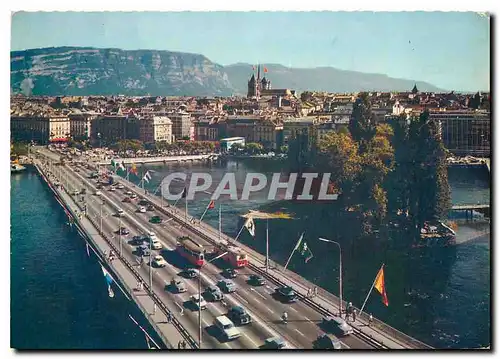 Cartes postales Geneve Le Pont du Mt Blanc
