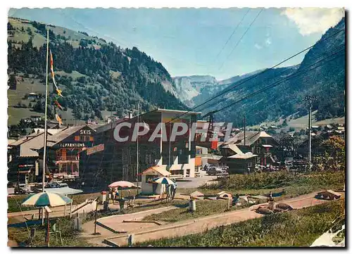 Cartes postales Morzine Hte Savoie La Telepherique du Planay et la Vallee des Ardoisteres Golf