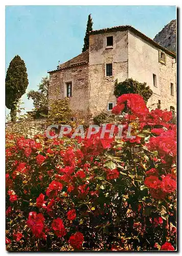 Cartes postales Douce France Vieilles pierres et fleurs