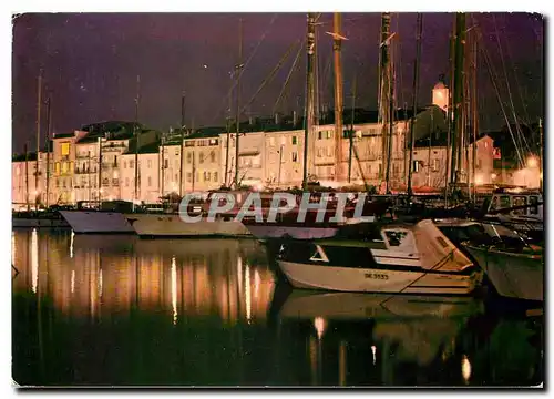 Cartes postales Saint Tropez la nuit