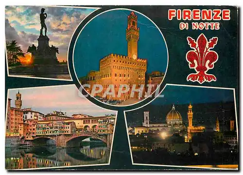 Cartes postales moderne Firenze di Notte