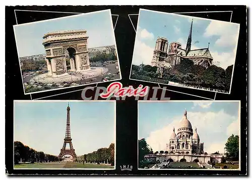 Cartes postales moderne Paris Place de l'Etoile Notre Dame