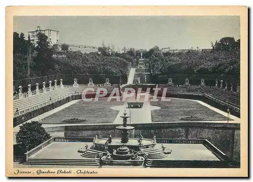 Cartes postales moderne Firenze Giardino Boboli