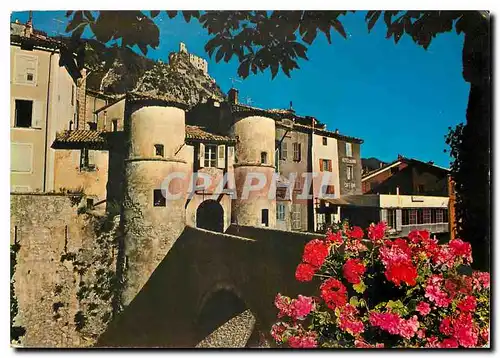 Moderne Karte Entrevaux Alpes de Haute Provence