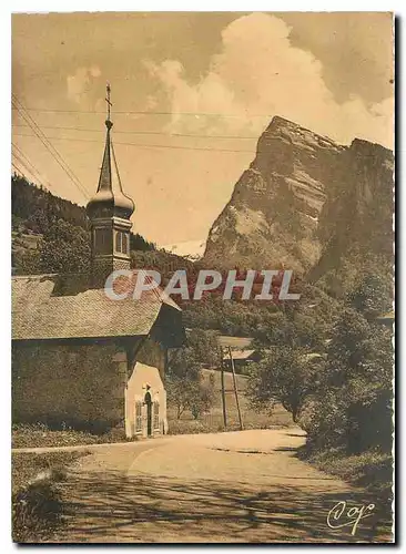 Cartes postales moderne Env de Samoens Eglise du Berouze et le Criou