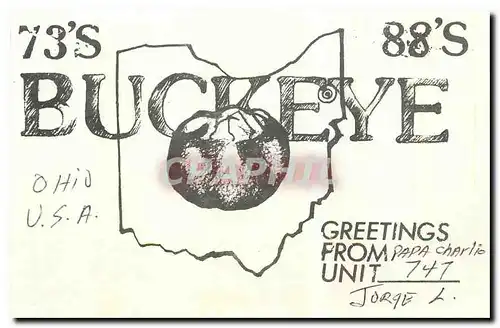 Cartes postales moderne Buckeye