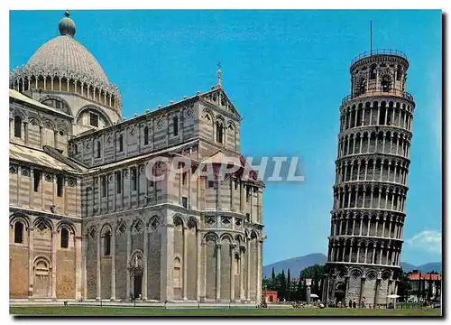 Cartes postales moderne Pisa Piazza del Miracoli Abside de la Cathedral et la Tour Penchee