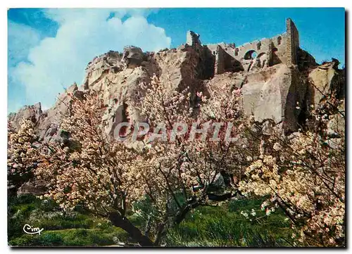 Moderne Karte Les Baux en Provence B du Rh Vision Printaniere