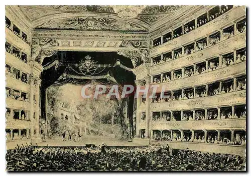 Moderne Karte Milano Scala Theatre interior