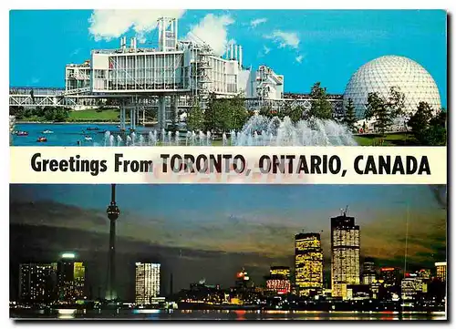 Cartes postales moderne Greetings from Toronto Ontario Canada