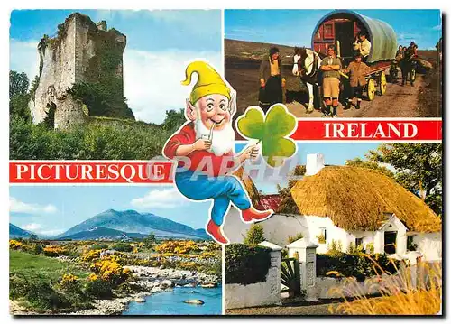 Moderne Karte Ireland Picturesque