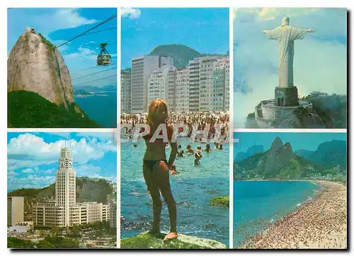 Cartes postales moderne Brasil Turistico Rio de Janeiro RJ