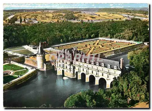 Cartes postales moderne Chenonceaux I et L Le Chateau et ses Jardins